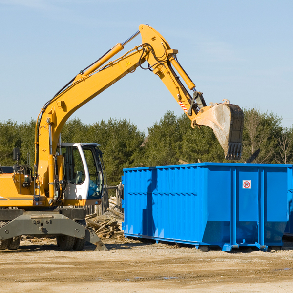 what size residential dumpster rentals are available in Munnsville New York